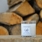 Out of Bounds scented golf candle by Aced It Co., inspired by woodland aromas of cypress, cedar, and rosemary.