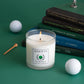 The First Cut scented golf candle by Aced It Co., inspired by the fresh-cut grass and greenery of a golf course.